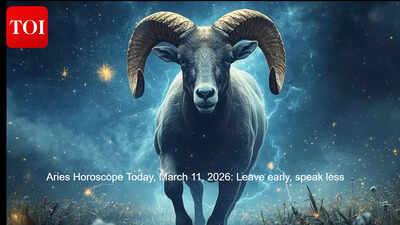 Aries Horoscope Today, March 11, 2026: Leave early, speak less