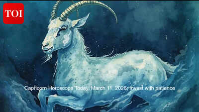 Capricorn Horoscope Today, March 11, 2026: Invest with patience