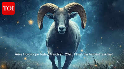 Aries Horoscope Today, March 25, 2026: Finish the hardest task first