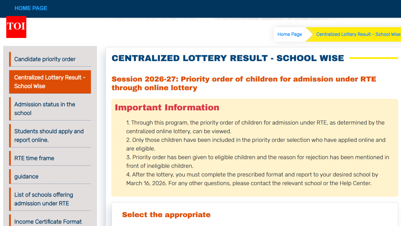 RTE Rajasthan Lottery result released at rajpsp.nic.in: Direct link to download here