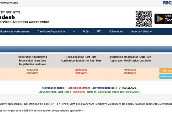 UPSSSC Pharmacist recruitment 2026: Registration window closes soon for 560 posts; direct link to apply here