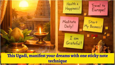 This Ugadi, manifest your dreams with one sticky note technique