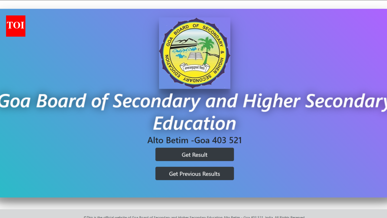 GBHSE Goa Board Class 12th result 2026 released with a 92.9% pass percentage: Check direct link to download scorecards here