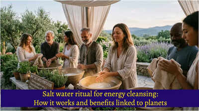 Salt water ritual for energy cleansing: How it works and benefits linked to planets