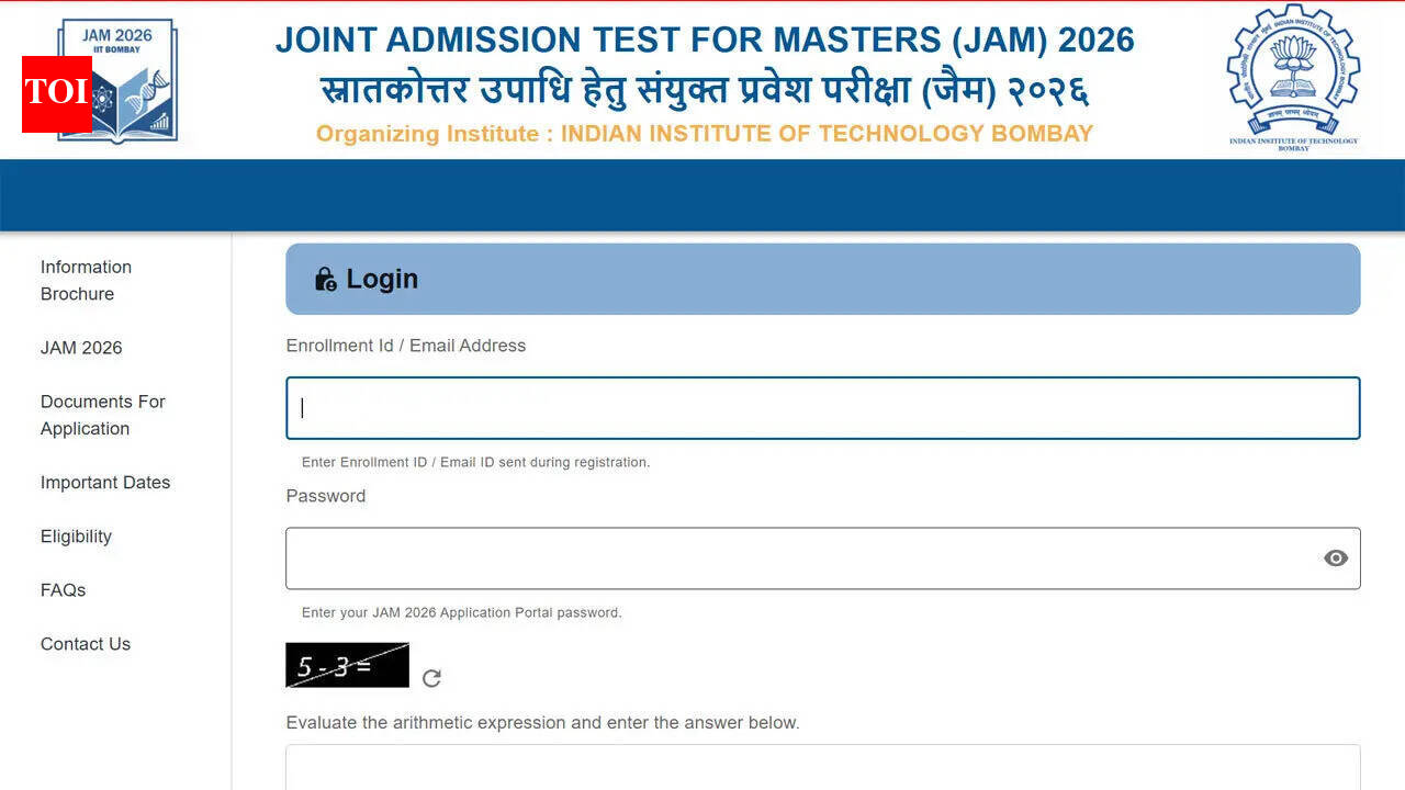 IIT JAM 2026 toppers announced as JOAPS portal access for scorecard download begins