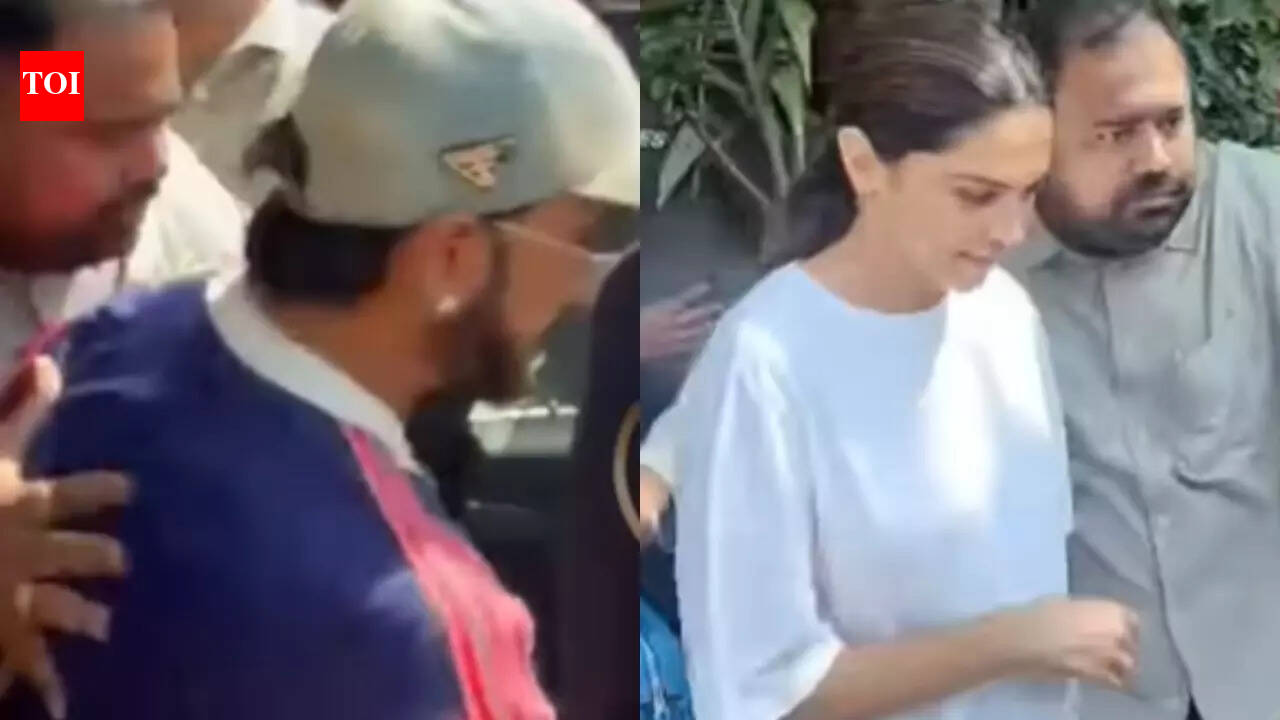 Deepika Padukone has a 'proud wife' smile as fans mob Ranveer Singh post 'Dhurandhar 2' success, couple steps out for a lunch date - VIDEO |