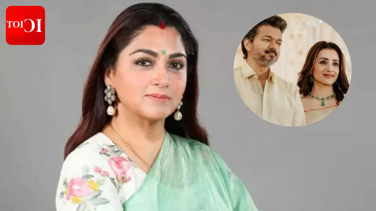 Khushbu Sundar: Khushbu defends Vijay and Trisha amid viral wedding reception appearance: 'Their personal life has nothing to do with people' | Tamil Movie News