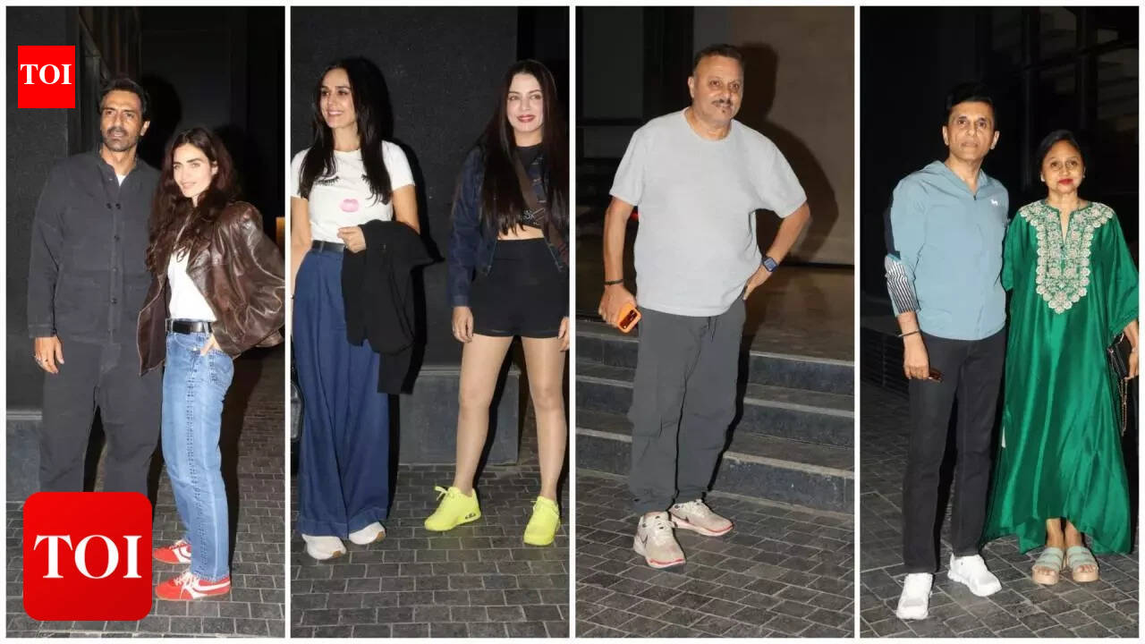 Ranveer Singh’s Dhurandhar 2: The Revenge screening: Arjun Rampal, Celina Jaitly, Shilpa Shetty, Preity Zinta and others attend | Hindi Movie News