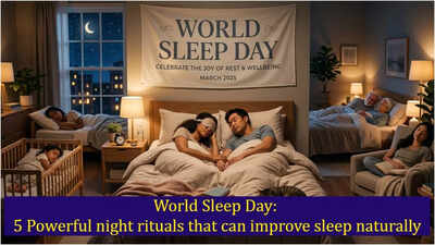 World Sleep Day: 5 Powerful night rituals that can improve sleep naturally