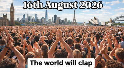 World Clap Day: ‘Imagine the entire planet clapping together at once,’ one-man's vision for 16 August 2026