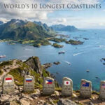 10 countries with the longest coastlines in the world