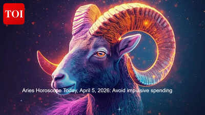 Aries Horoscope Today, April 5, 2026: Avoid impulsive spending
