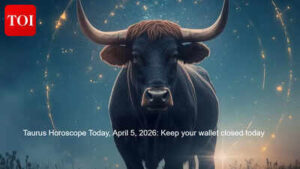 Taurus Horoscope Today, April 5, 2026: Keep your wallet closed today