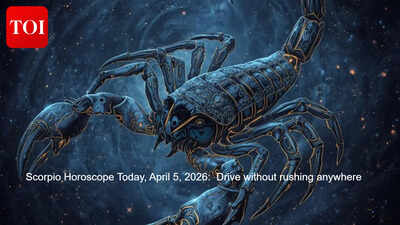 Scorpio Horoscope Today, April 5, 2026:  Drive without rushing anywhere