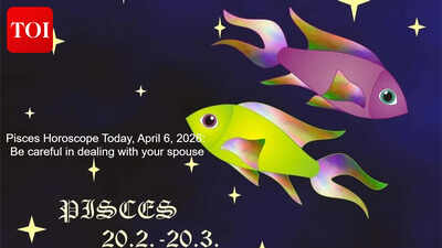 Pisces Horoscope Today, April 6, 2026: Be careful in dealing with your spouse