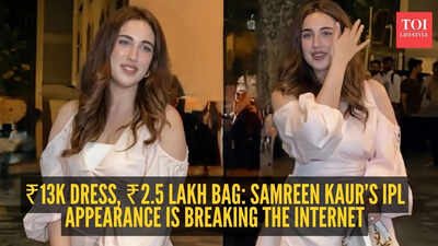 Samreen Kaur: Arshdeep Singh’s rumoured girlfriend Samreen Kaur steals the spotlight in ₹13K pink dress - and a ₹2.5 lakh Dior bag at Mumbai Indians vs Punjab Kings clash