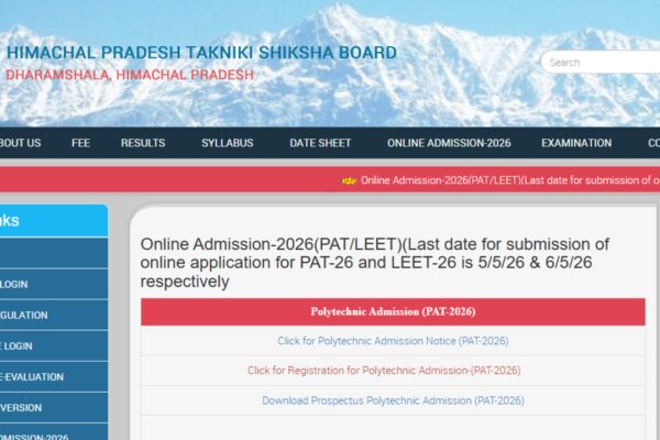 HP PAT 2026 complete schedule released; registration ends tomorrow: Check details here