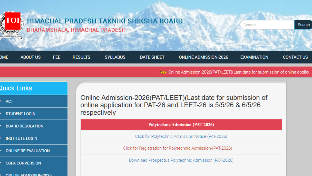 HP PAT 2026 complete schedule released; registration ends tomorrow: Check details here