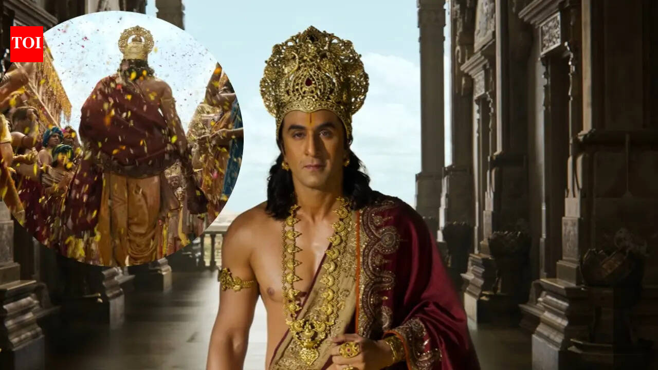 Ramayana Teaser: 'Ramayana' actor slams allegations of of AI usage in the teaser: 'I shot with Ranbir Kapoor, with real crowd' | Hindi Movie News