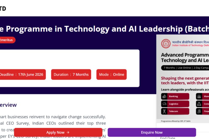 IIT Delhi announces 7-month-long AI leadership programme: Check eligibility criteria, direct link to apply here