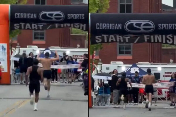 Celebrate too soon? Runner loses marathon in final seconds as rival steals win – Watch | More sports News