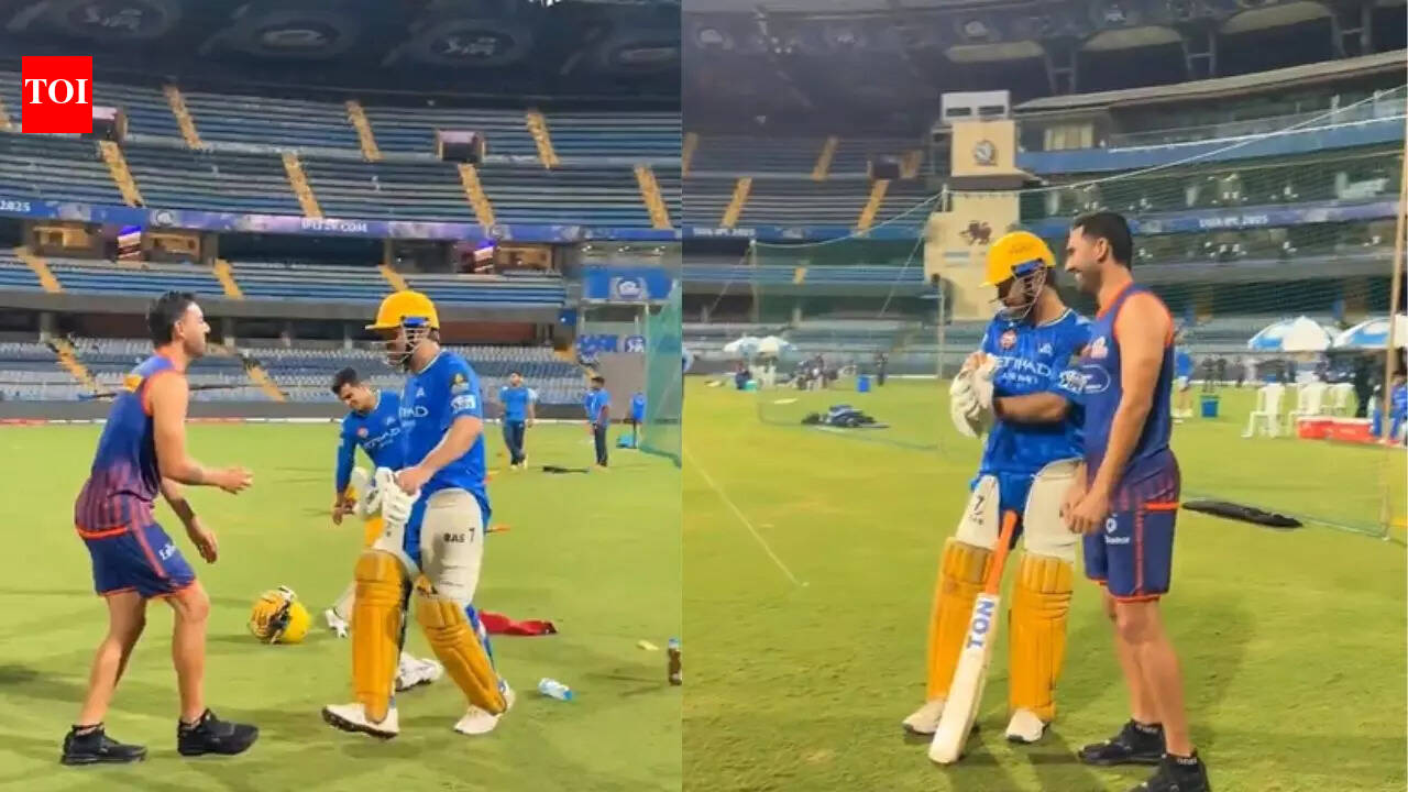 Ms Dhoni: 'Tum aaya, saath mein camera leke aaya… bhagao isko': Dhoni’s funny dig at Deepak Chahar ahead of MI vs CSK | Cricket News