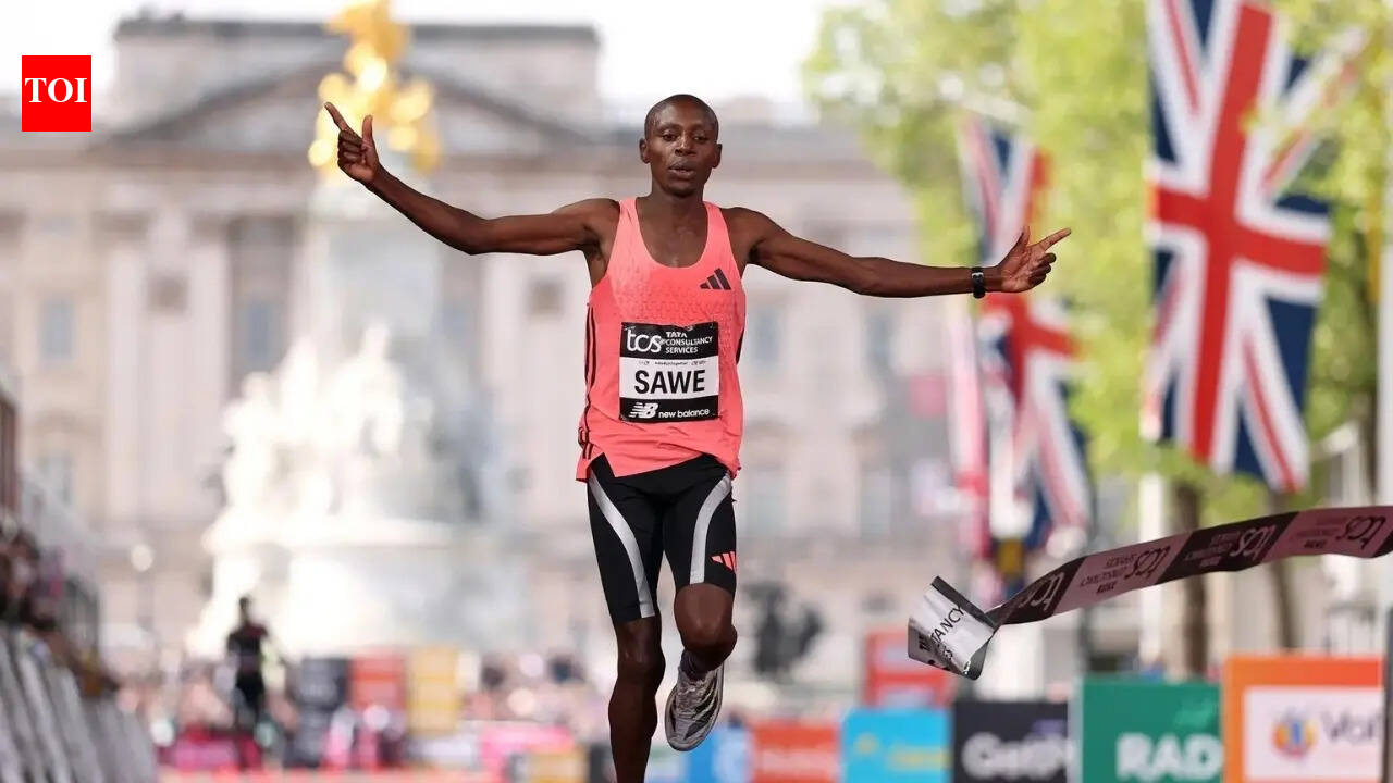 1:59:30! Kenya's Sabastian Sawe runs into history; becomes first person to officially break two-hour marathon barrier | More sports News