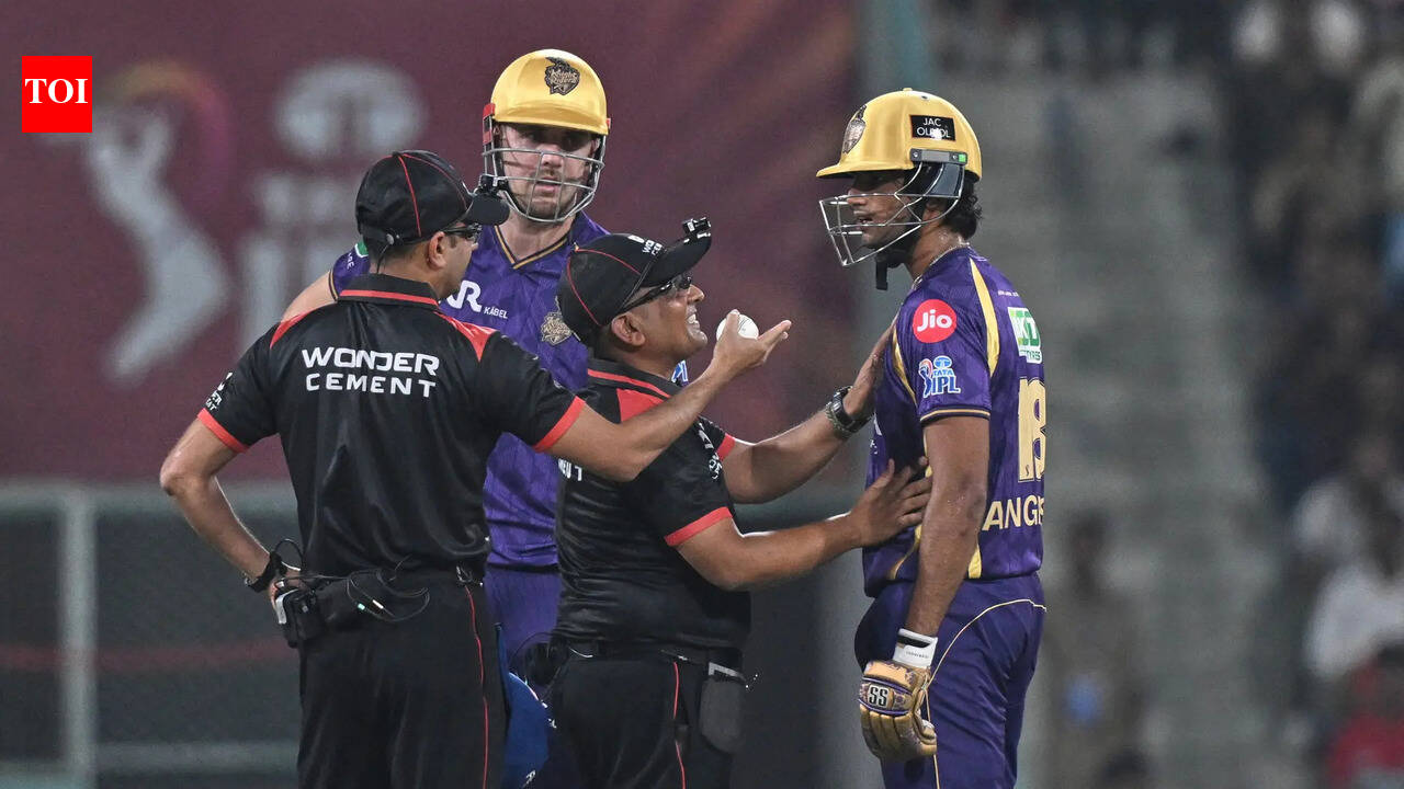 IPL 2026: Angkrish Raghuvanshi’s controversial ‘obstructing the field’ dismissal sparks drama in Lucknow | Cricket News