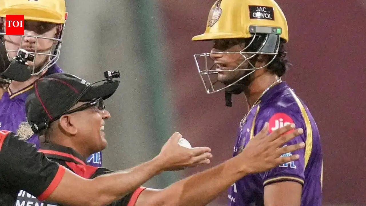 Angkrish Raghuvanshi: IPL 2026: 'Abuse of cricket equipment' - Angkrish Raghuvanshi fined after controversial dismissal in LSG vs KKR match | Cricket News