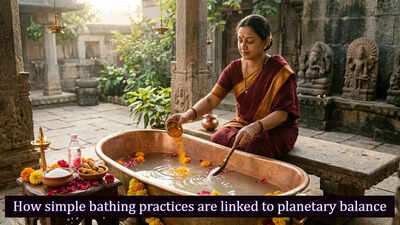How simple bathing practices are linked to planetary balance
