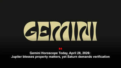 Gemini Horoscope Today, April 28, 2026: Jupiter blesses property matters, yet Saturn demands verification