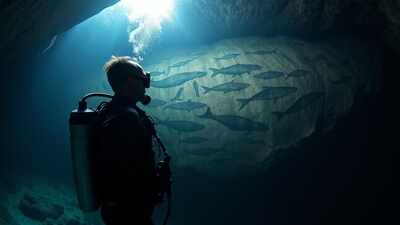 In 1985, a professional diver exploring the Calanques found a submerged prehistoric cave hidden for millennia