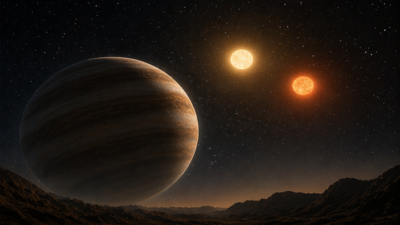 In 2019, a NASA intern scanning star data noticed a tiny glitch and uncovered a world orbiting two suns