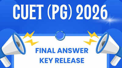 CUET PG 2026 final answer key released, results now out at exams.nta.nic.in; download here