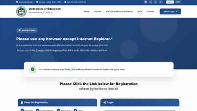 Delhi EWS second merit list 2026: Second draw likely after April 22 at edudel.nic.in; check details here