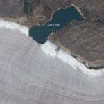 Earth from space: NASA captures mini lake carving into Canada’s 20,000-year-old ice mass