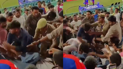 IPL 2026: LSG vs DC turns into WWE Raw as fan brawl erupts in stands - Watch