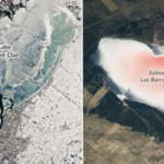 Gigantic “pink heart” spotted in Argentina by NASA from the international space station; though it isn’t romantic