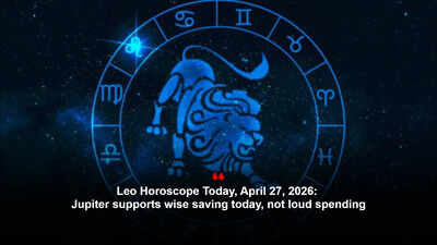 Leo Horoscope Today, April 27, 2026: Jupiter supports wise saving today, not loud spending