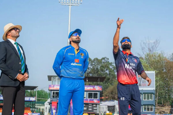Nepal 61/3 in 9.4 Overs | NEP vs UAE, 1st T20I Live Score: Arjun Saud bowled as Nepal loses first wicket