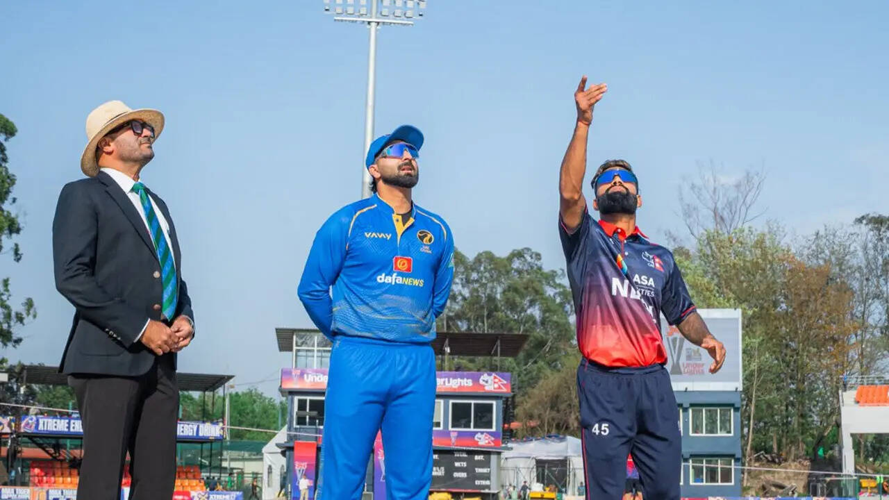 Nepal 61/3 in 9.4 Overs | NEP vs UAE, 1st T20I Live Score: Arjun Saud bowled as Nepal loses first wicket