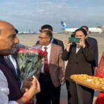 Rajnath lands in Kyrgyzstan to attend SCO def ministers meet, may discuss West Asia crisis
