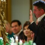 Trump halts speech in awkward moment to praise Rory McIlroy’s Masters win at White House dinner