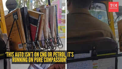 ‘This auto isn’t on CNG or petrol, it’s running on pure compassion’: Karnataka auto driver’s mini library wins internet hearts