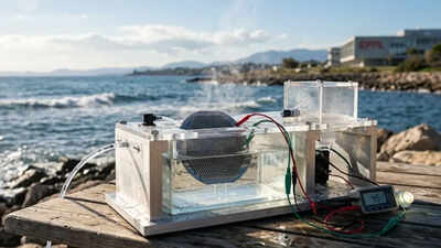This nanogenerator turns seawater evaporation into electricity-and it never stops