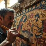 In 2020, a farmer's son walking a lockdown field noticed unusual fragments and uncovered a 1,600-year-old Roman mosaic