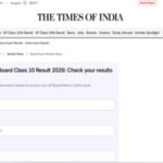UP Board result 2026 released: Official UPMSP website crashes; direct link to check Class 10, 12 scores on TOI portal