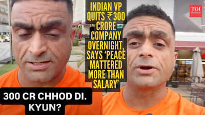 '300 crore ki company chhodne ki kahani — pehli baar camera pe': VP quits ₹300 crore company at 40, internet calls it the ultimate career risk