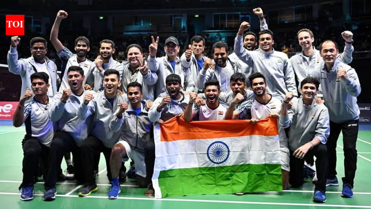 Medal assured! India crush Chinese Taipei 3-0 to storm into Thomas Cup semis | Badminton News