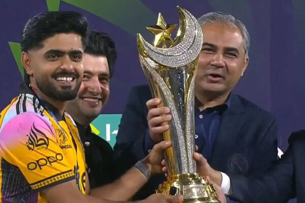 PSL final: Mohsin Naqvi hands trophy as Babar Azam lifts first T20 title as captain | Cricket News